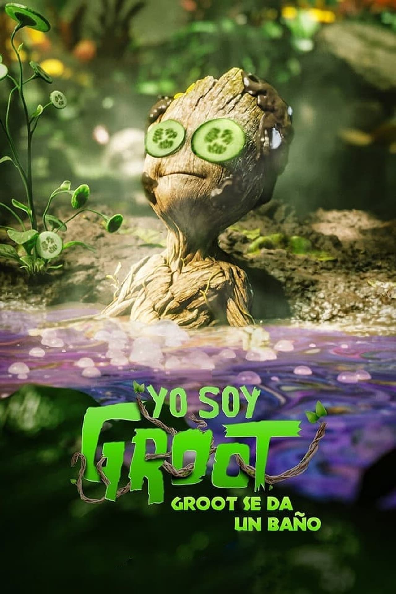 Movies Groot se da un baño