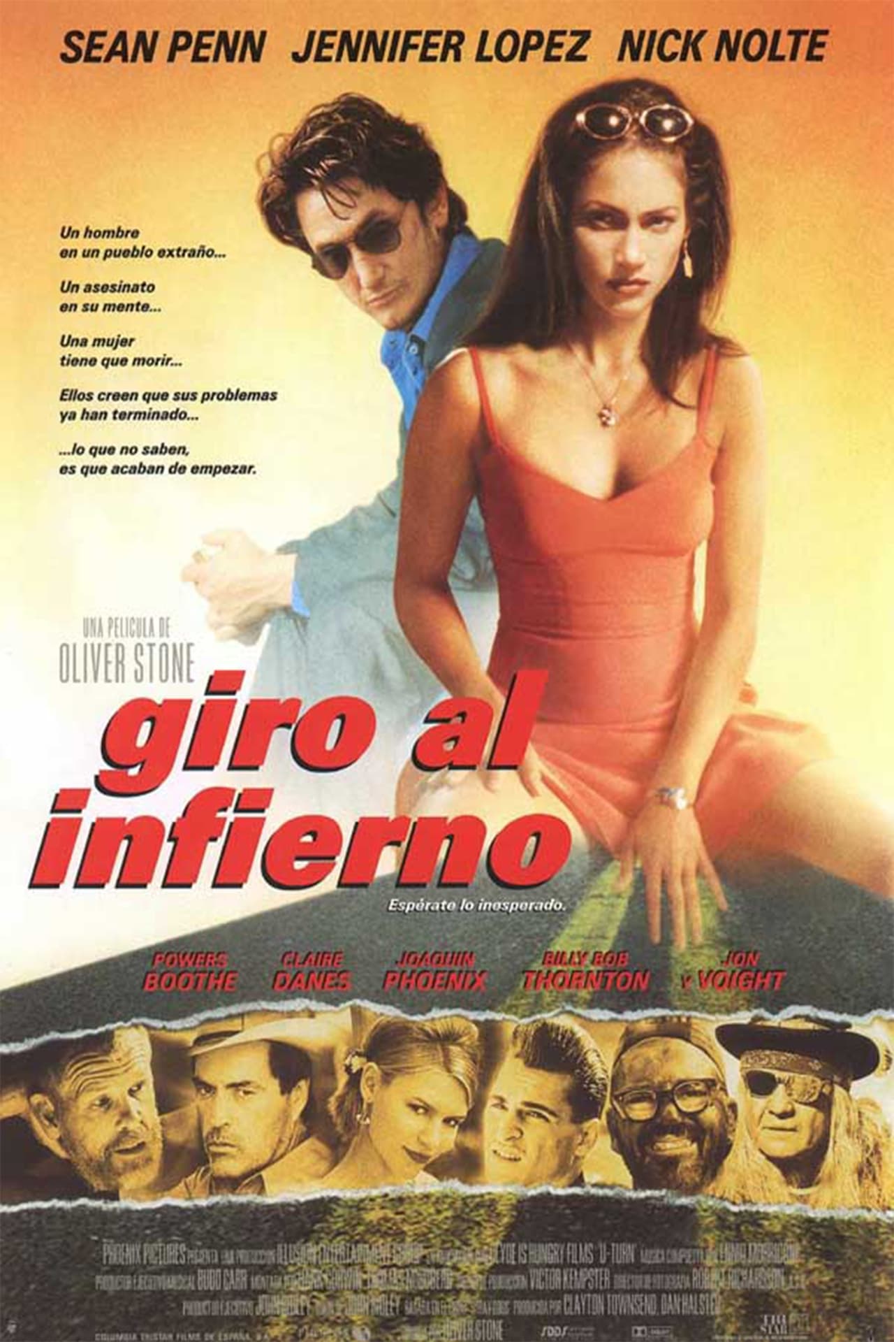 Película Giro al infierno