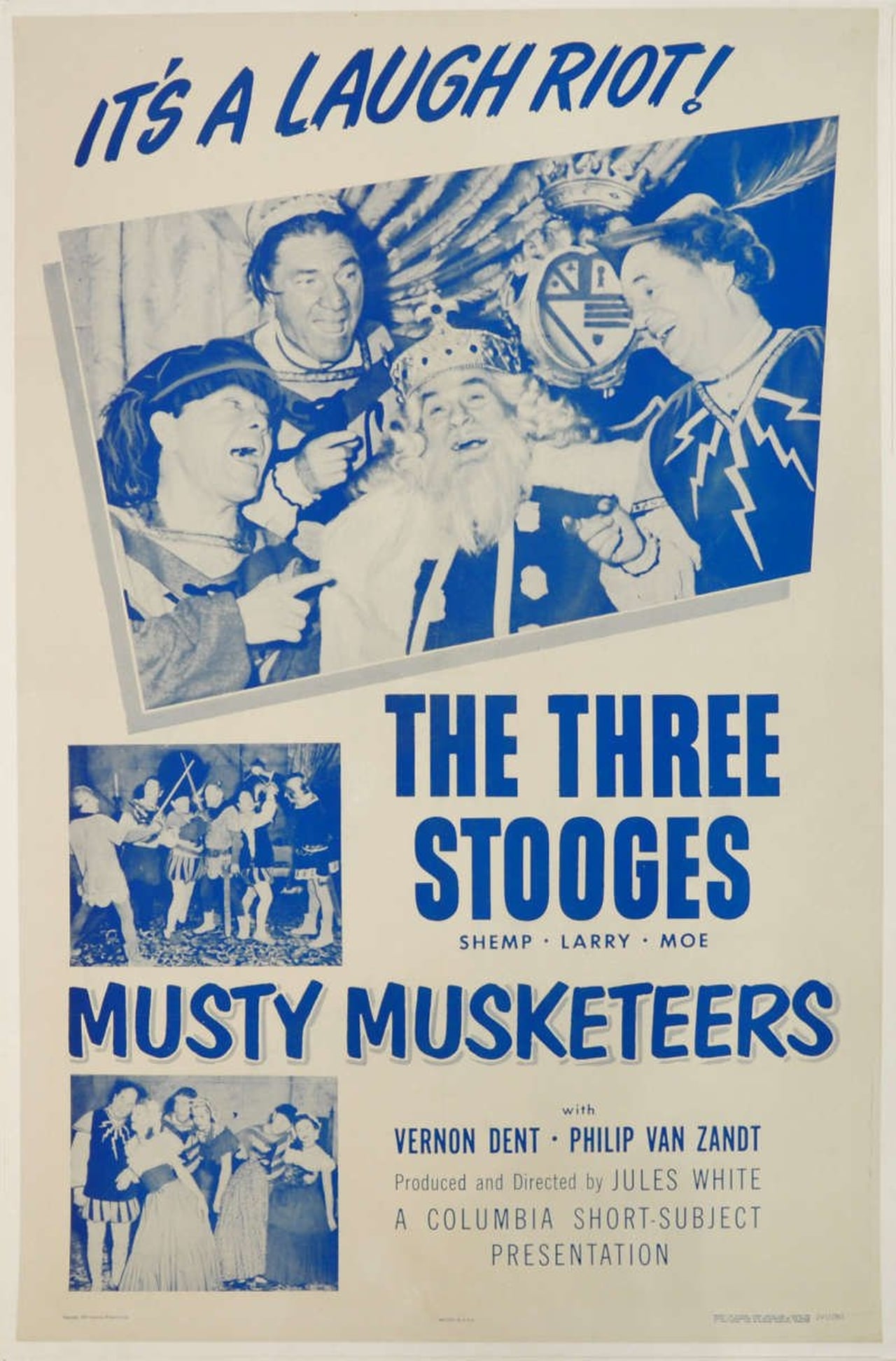 Movies The Three Stooges in musty muskeeters