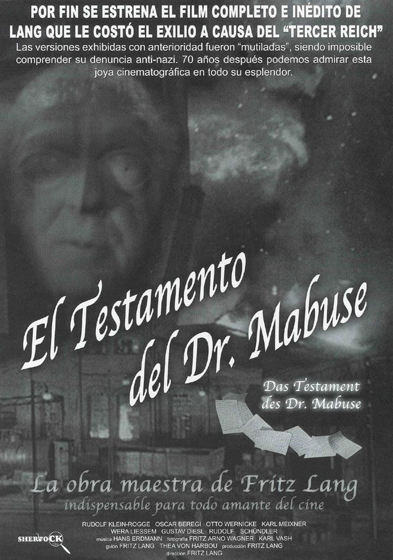 Película El testamento del Dr. Mabuse