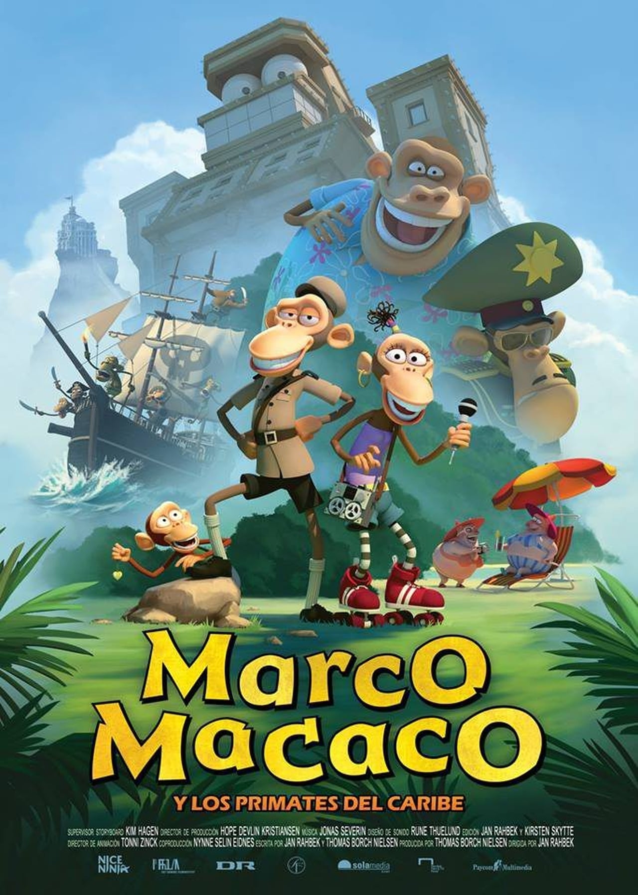 Película Marco Macaco y los primates del Caribe