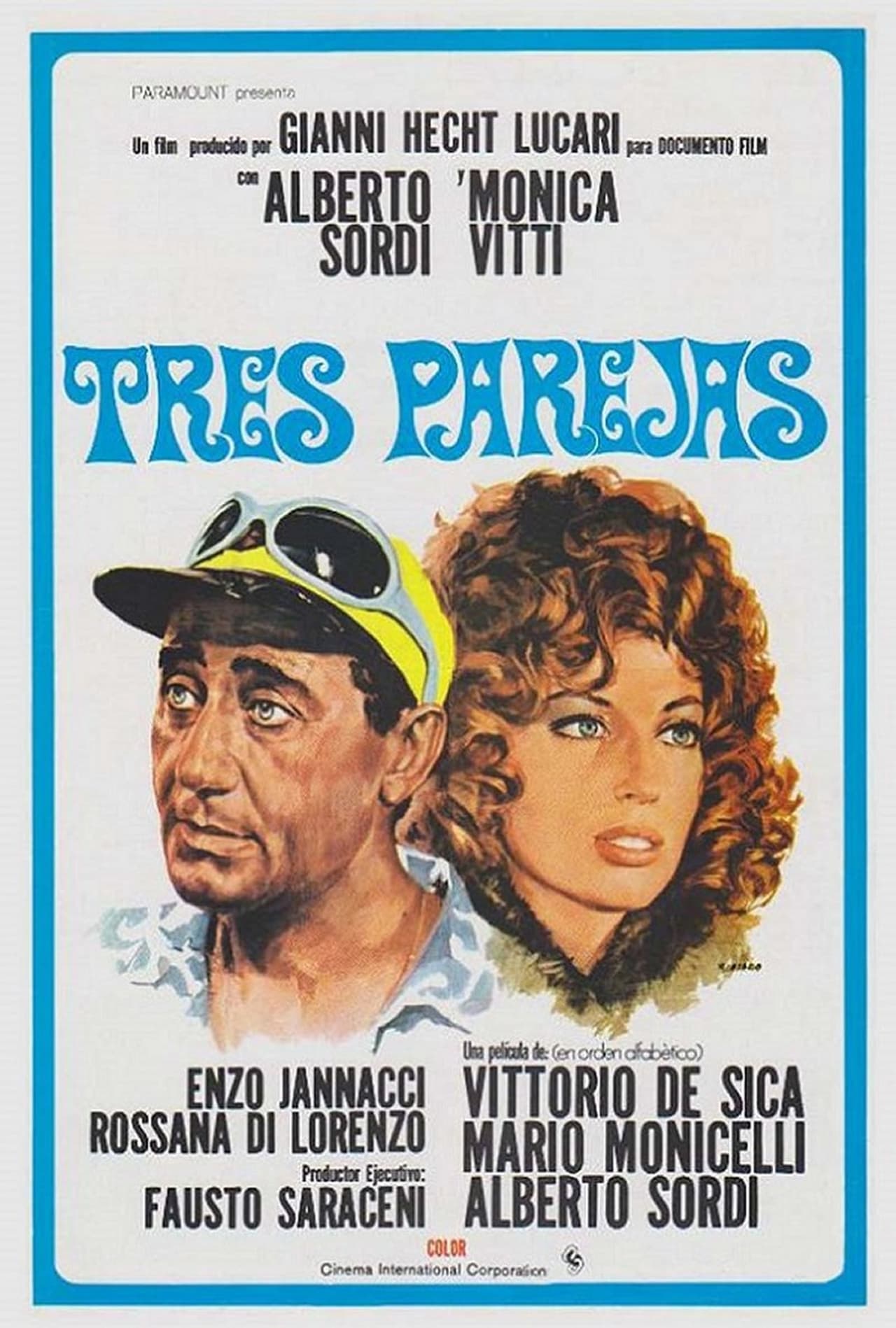 Película Tres parejas