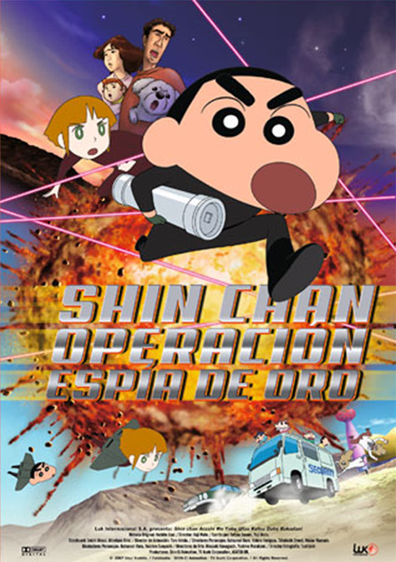 Películas Shin Chan: Operación Espía de Oro