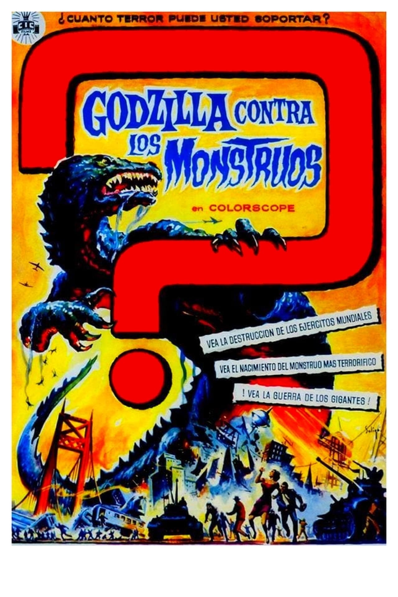 Película Godzilla contra los monstruos