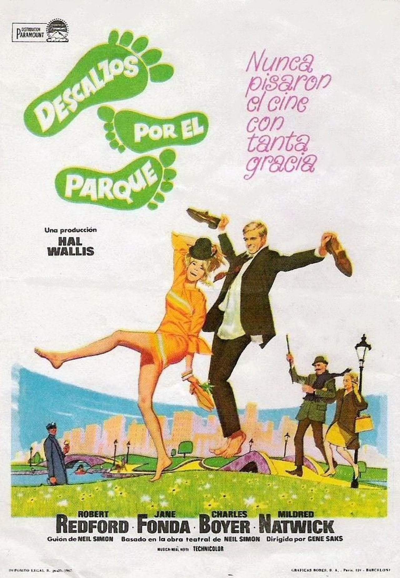 Película Descalzos por el parque