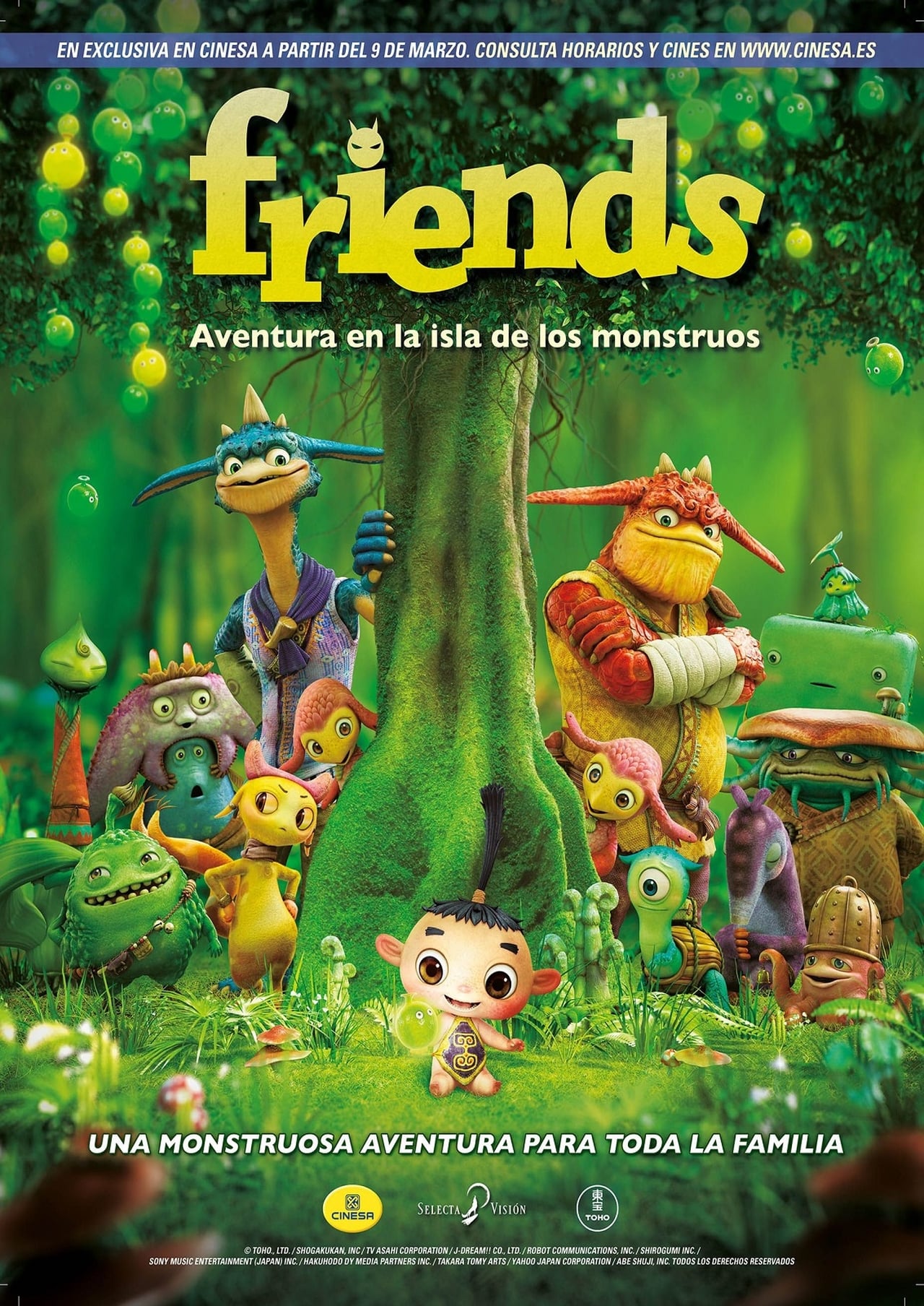 Película Friends: Aventura en la isla de los monstruos