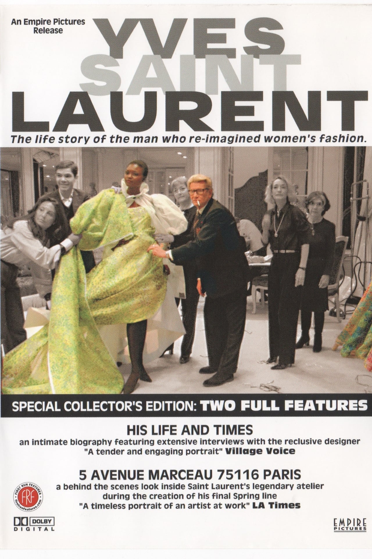 Películas Yves Saint Laurent: 5 Avenue Marceau 75116 Paris