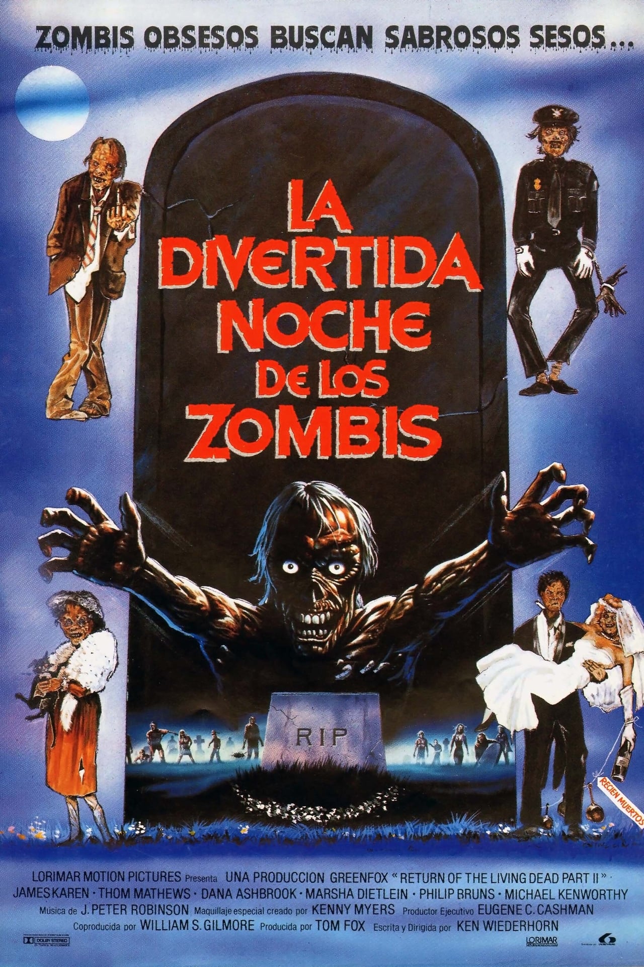 Película La divertida noche de los zombies