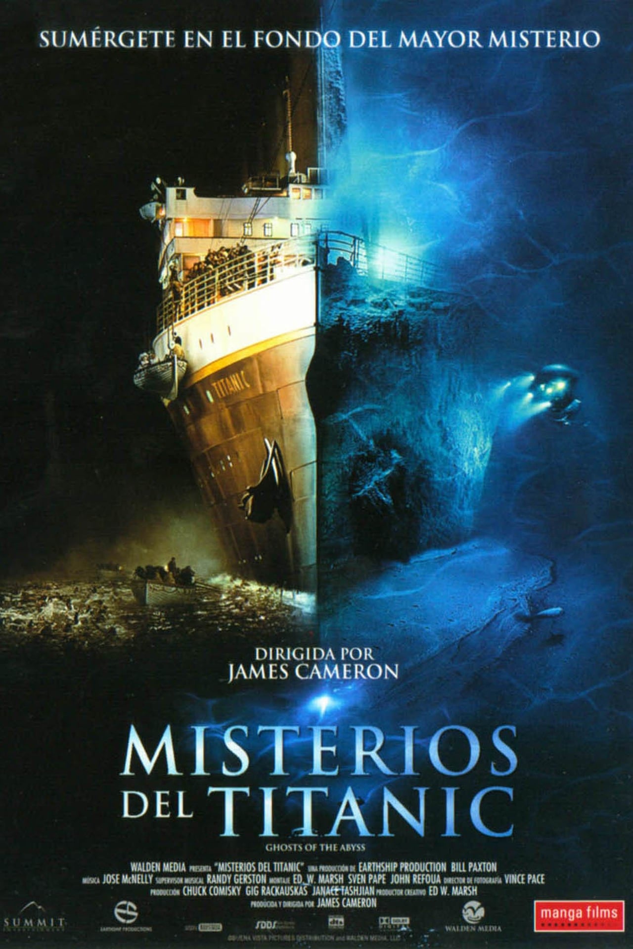 Película Misterios del Titanic