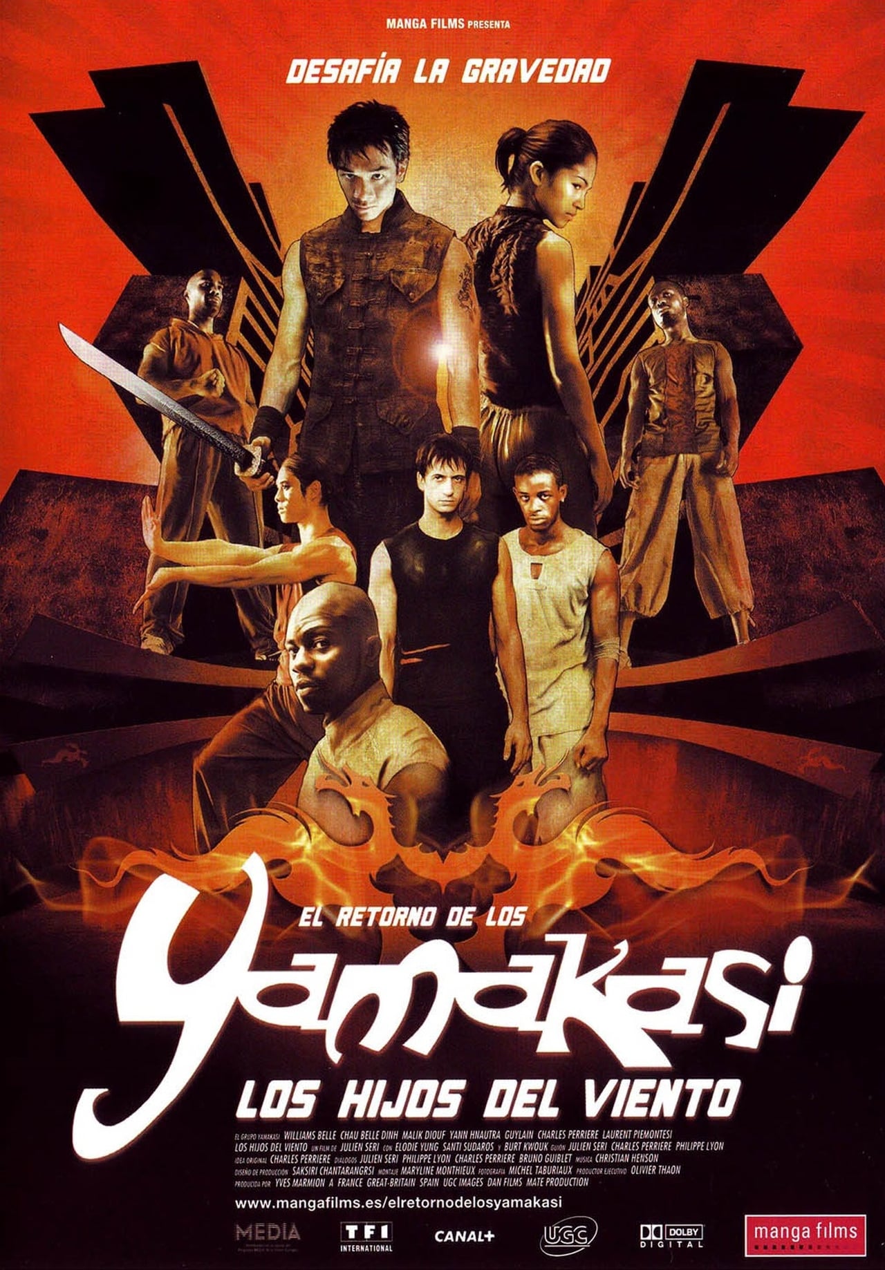 Películas El retorno de los Yamakasi, los hijos del viento