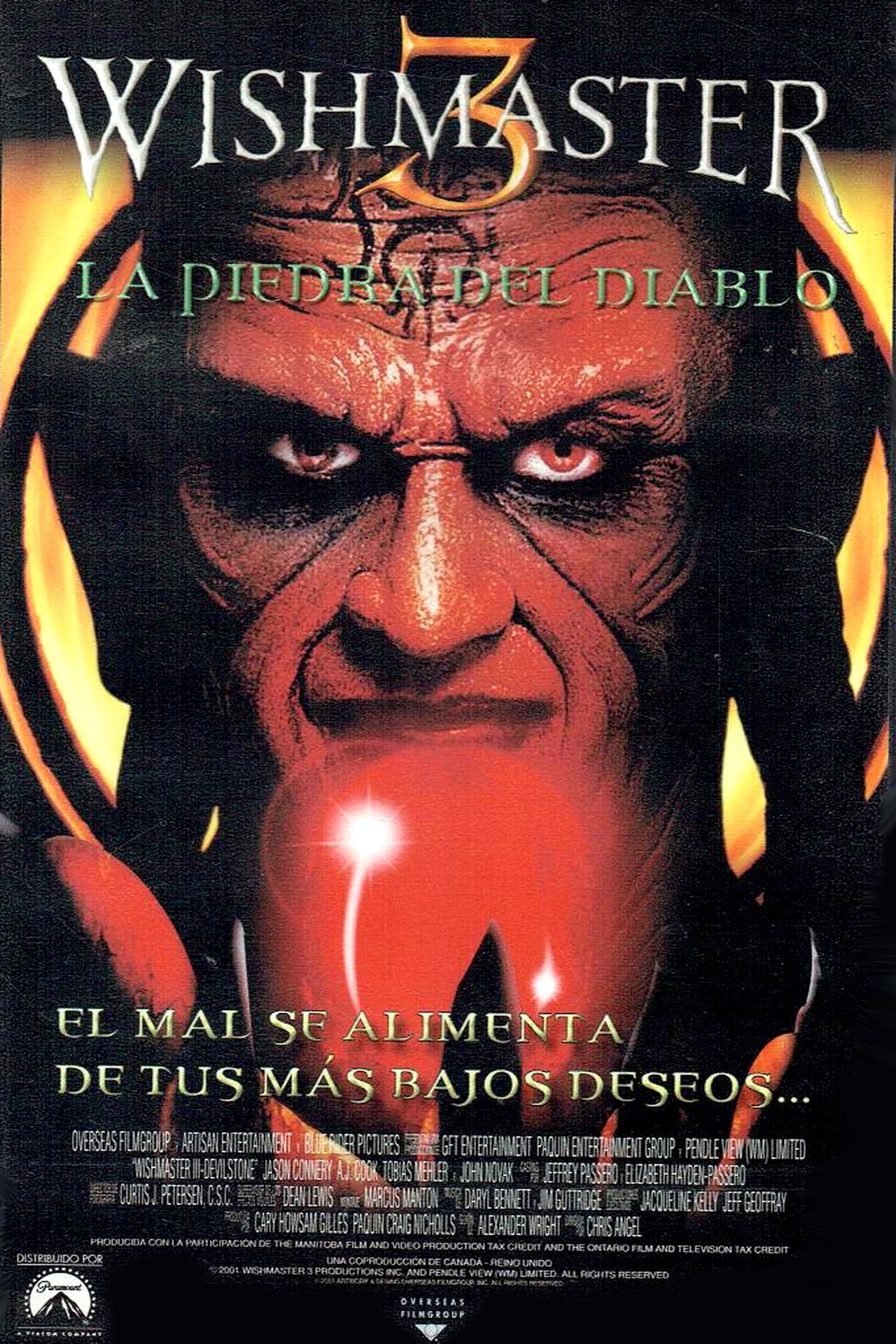 Películas Wishmaster 3: La piedra del diablo