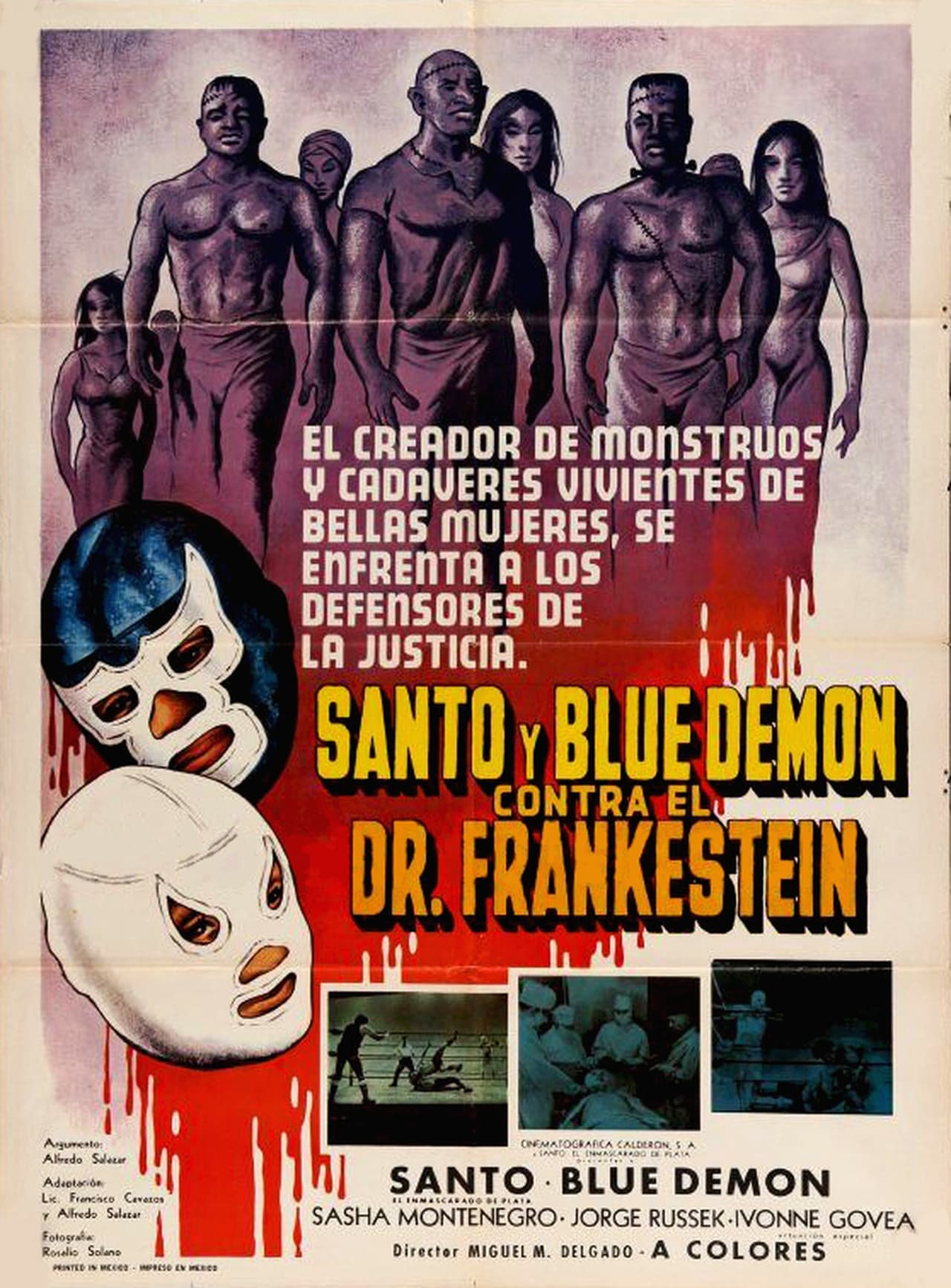 Películas Santo y Blue Demon contra el doctor Frankenstein