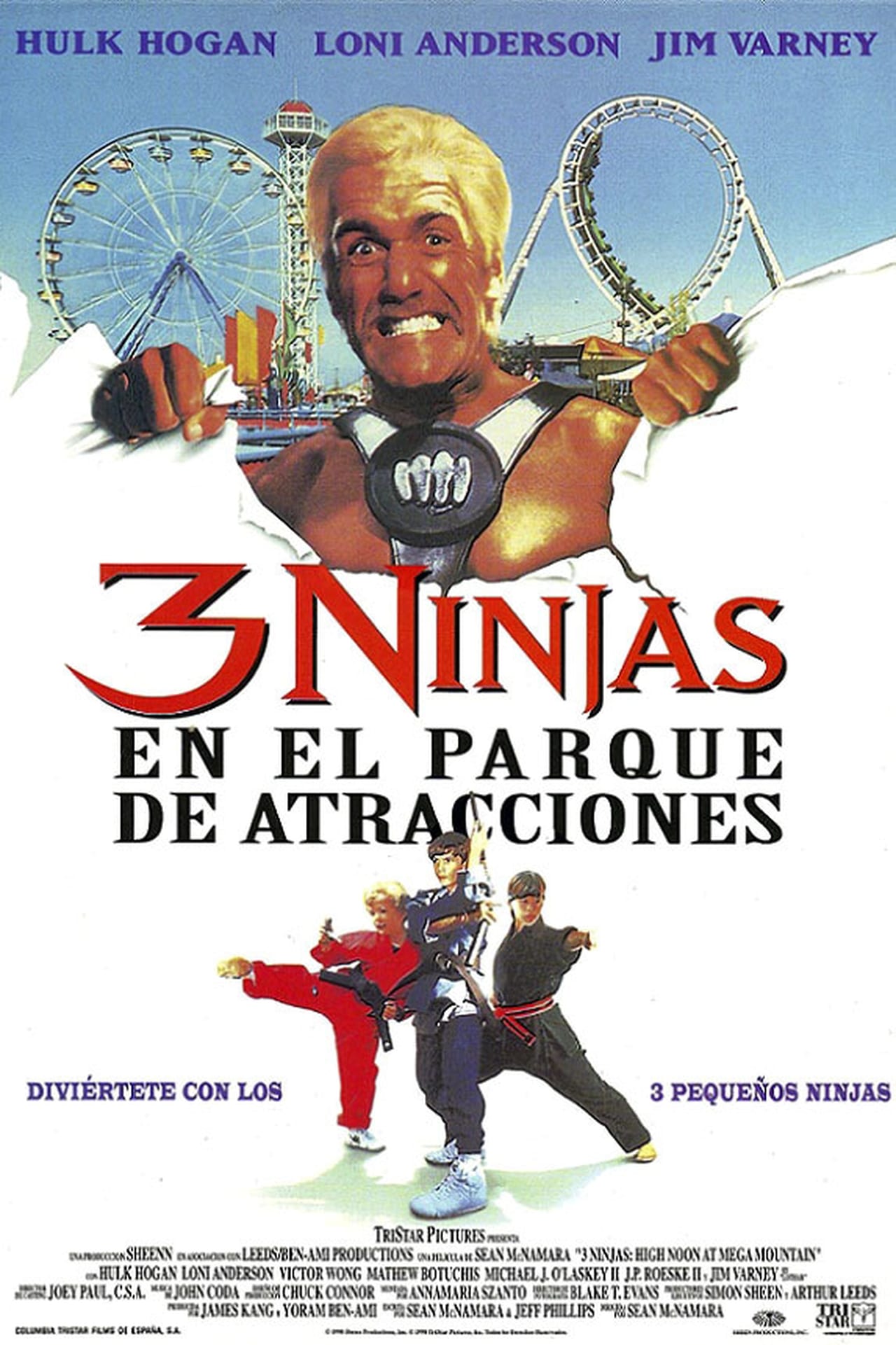 Movie 3 ninjas en el parque de atracciones