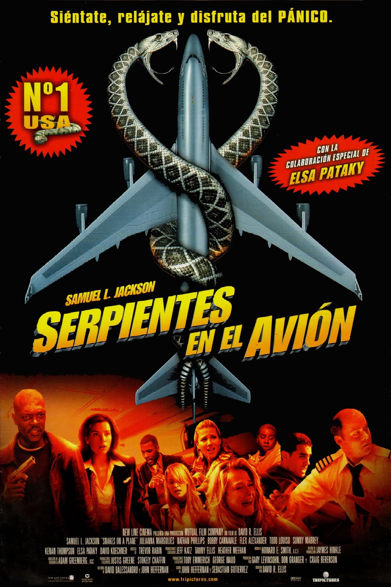 Movie Serpientes en el avión