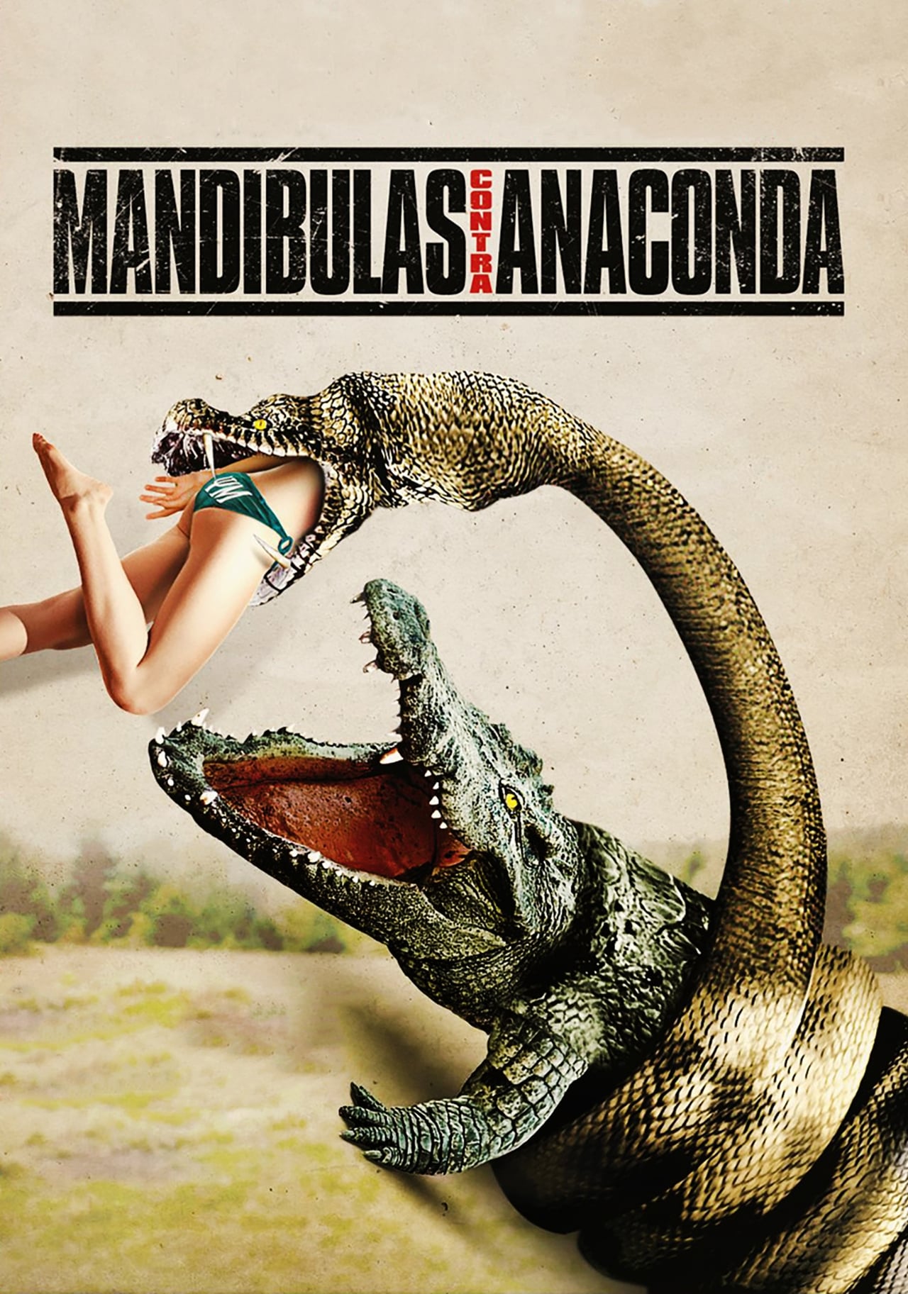 Movie Mandíbulas contra Anaconda