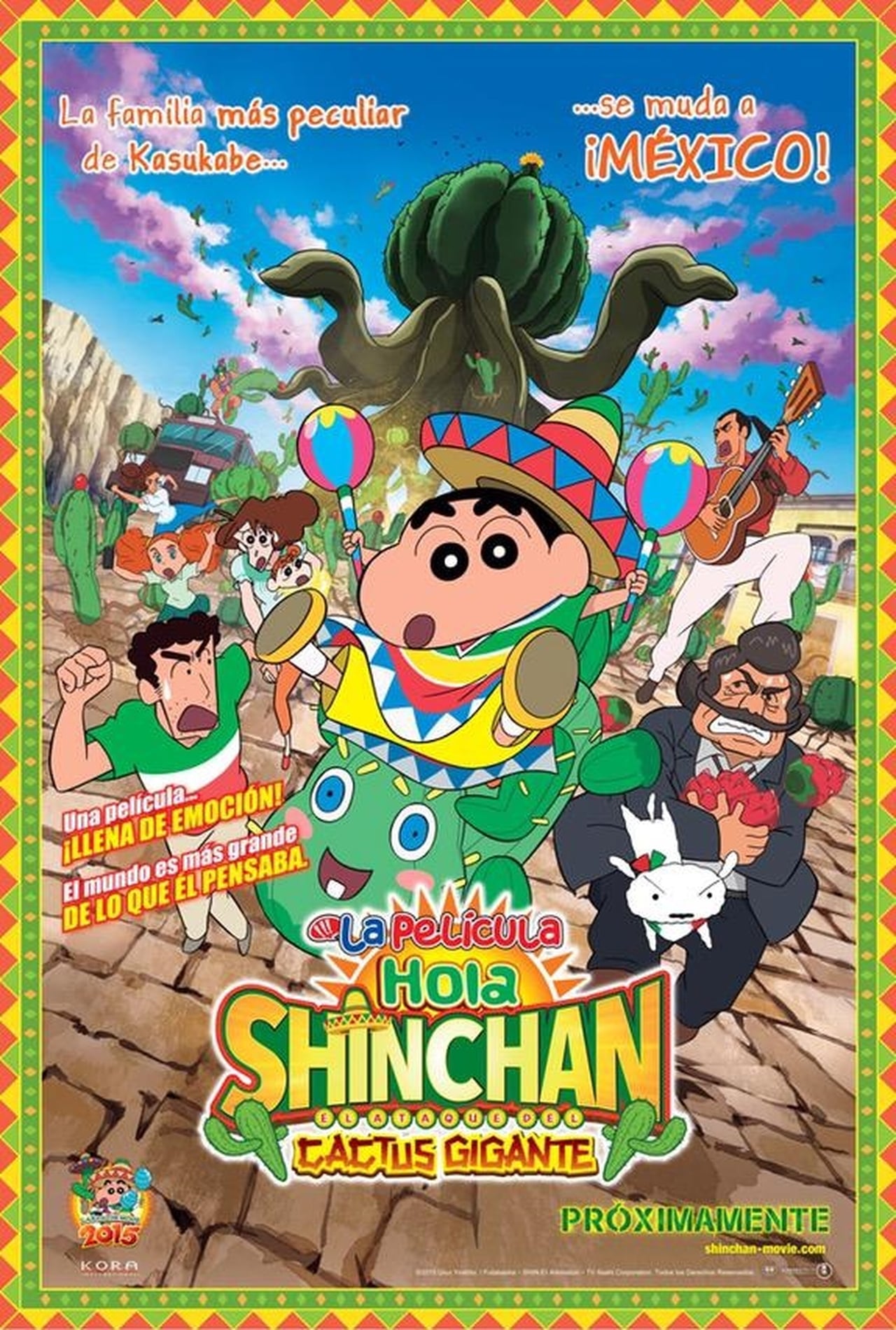 Movies Shin Chan en México: El ataque del cactus gigante