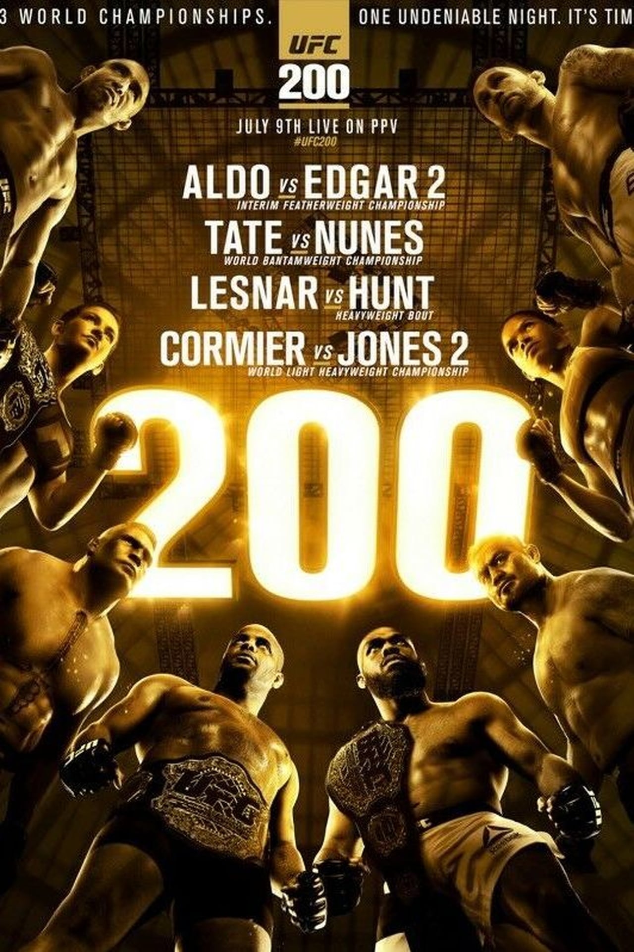 Película UFC 200: Tate vs. Nunes