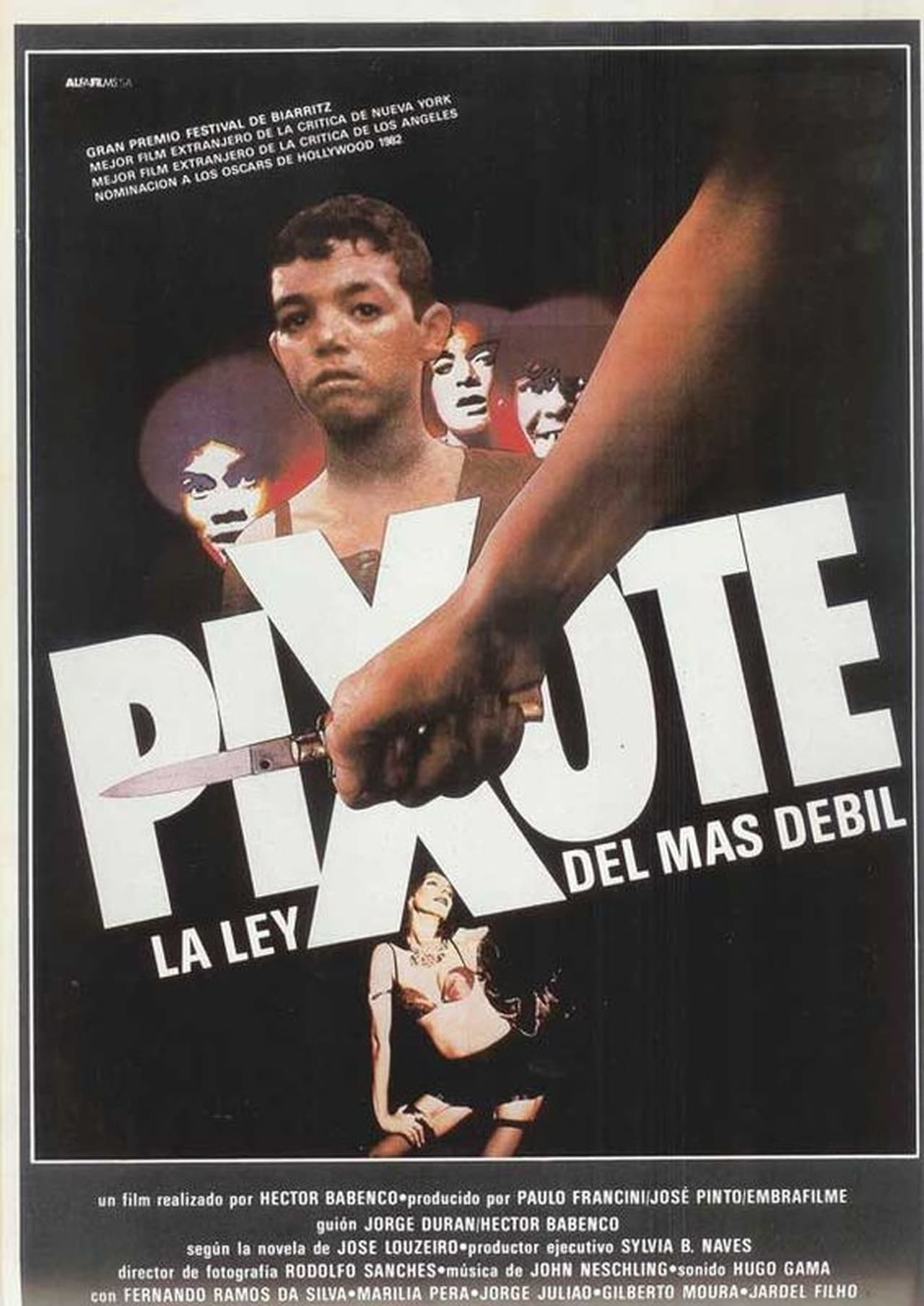 Movie Pixote, la ley del más débil