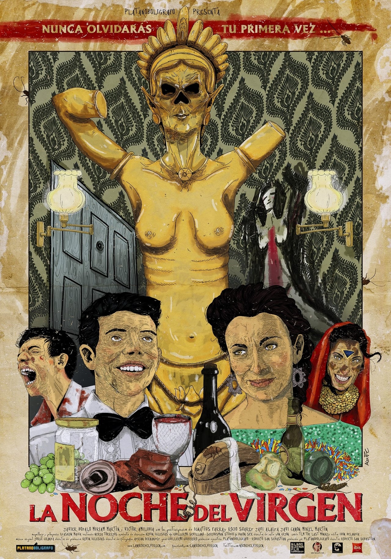 Película La noche del virgen