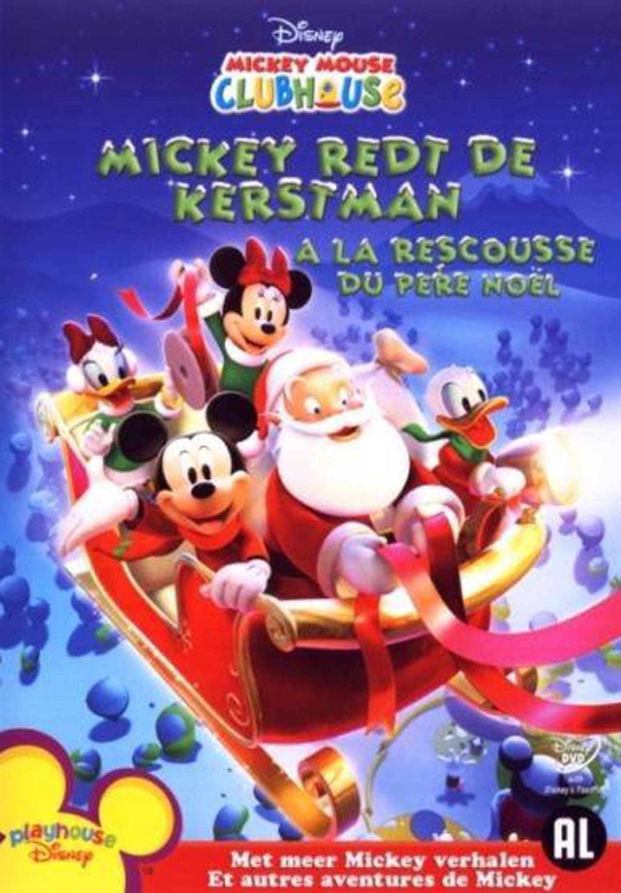 Movie Mickey Mouse Clubhouse - Mickey Redt de Kerstman