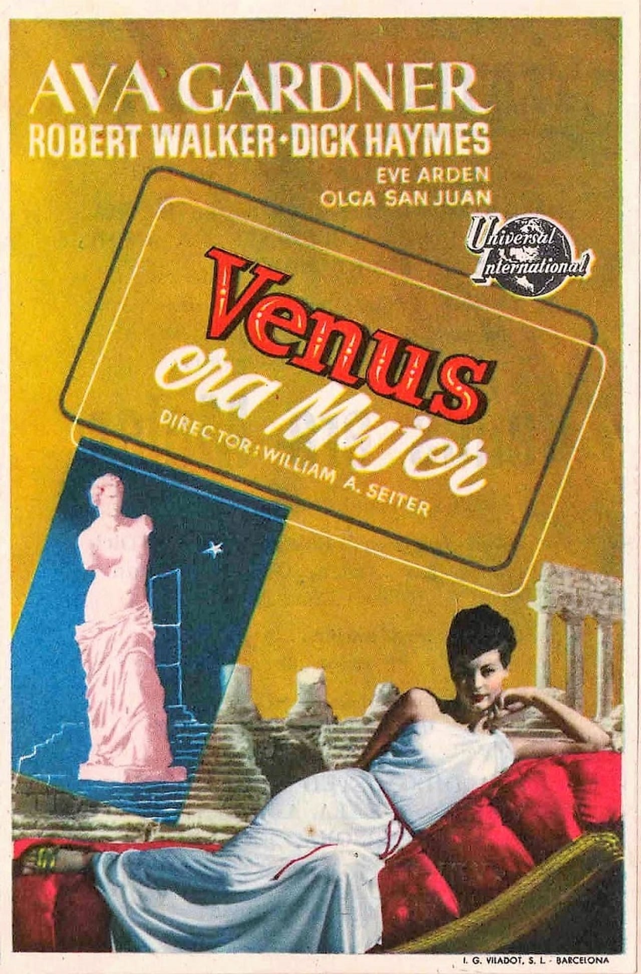 Movie Venus era mujer