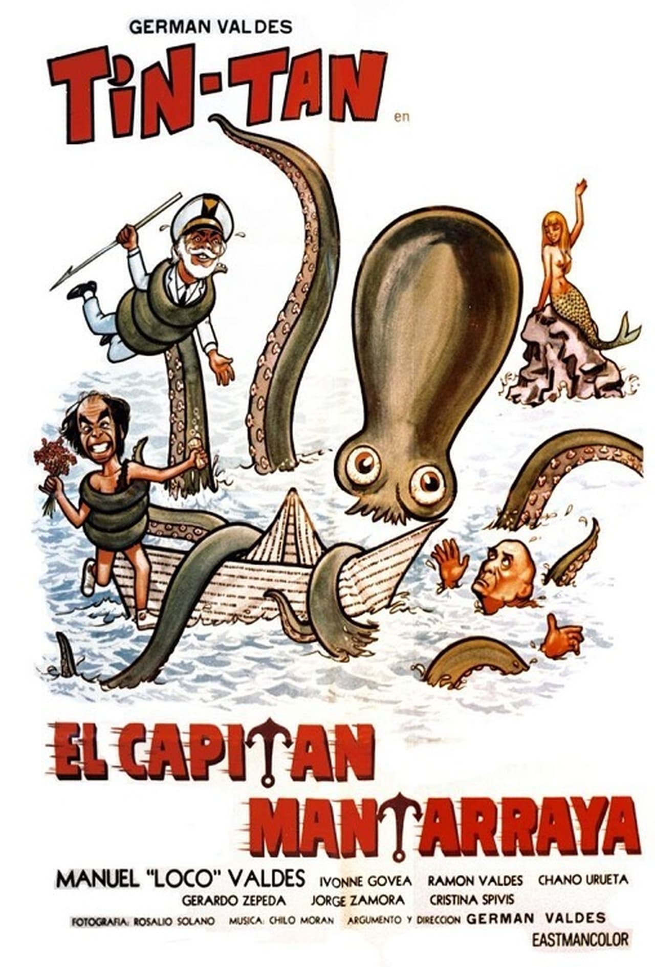 Películas El capitán Mantarraya