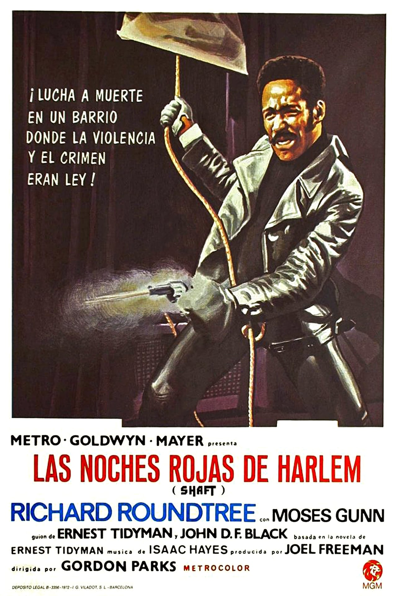 Película Las noches rojas de Harlem (Shaft)