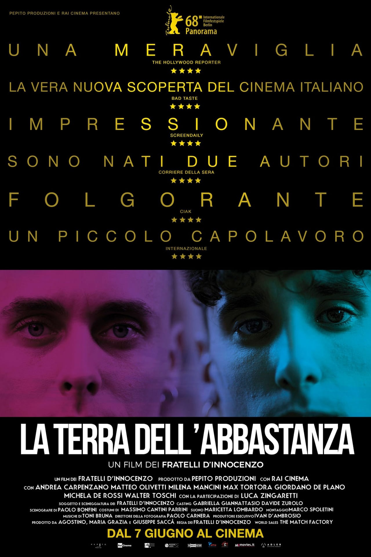 Película La terra dell'abbastanza