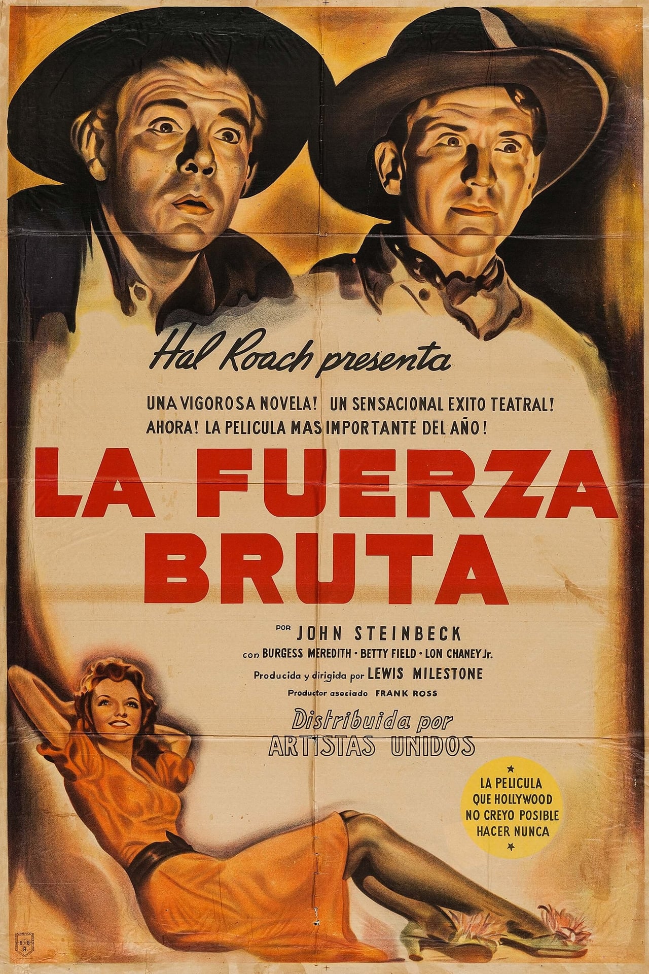 Movie La fuerza bruta (De ratones y hombres)