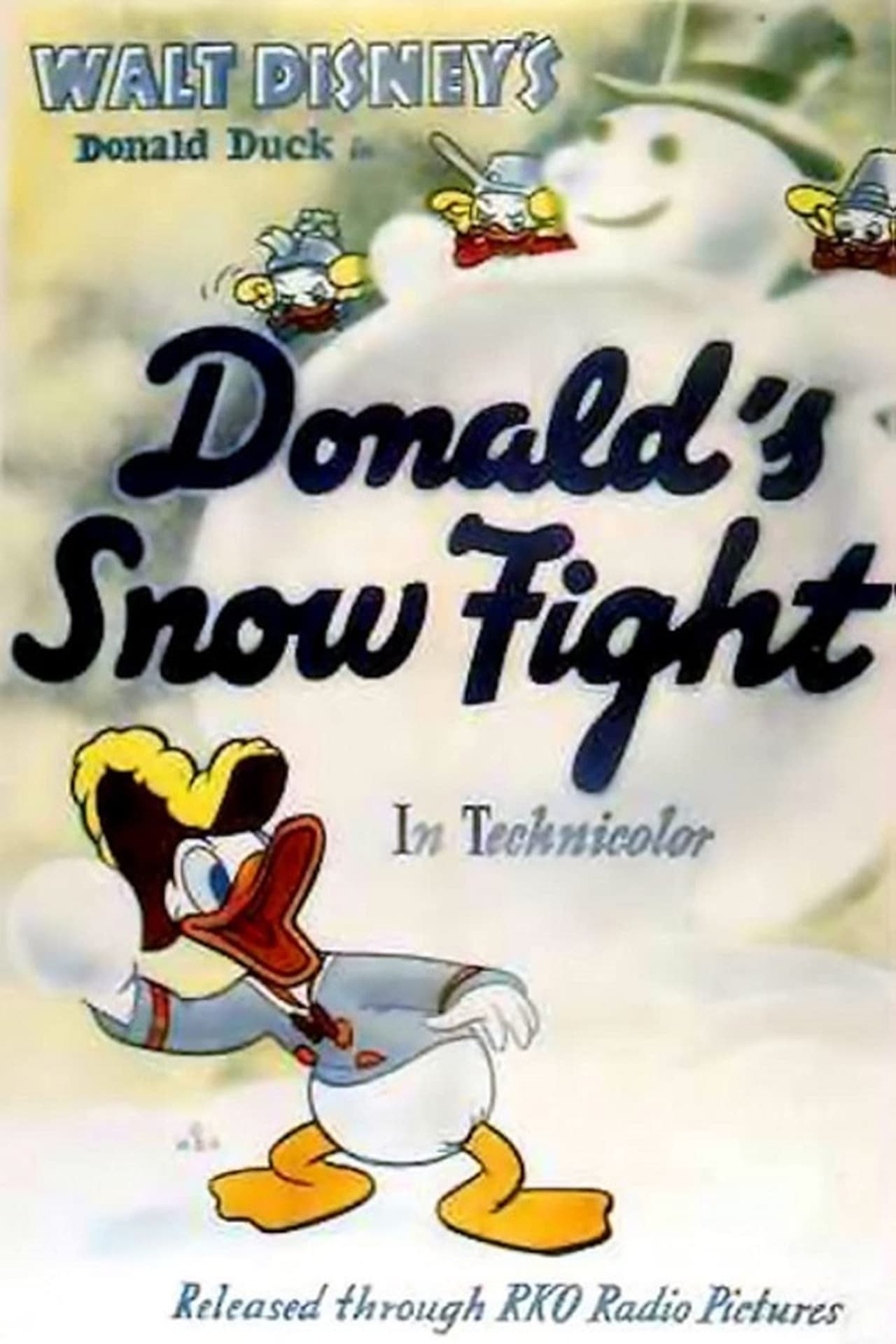 Movie El Pato Donald:  La pelea de nieve de Donald