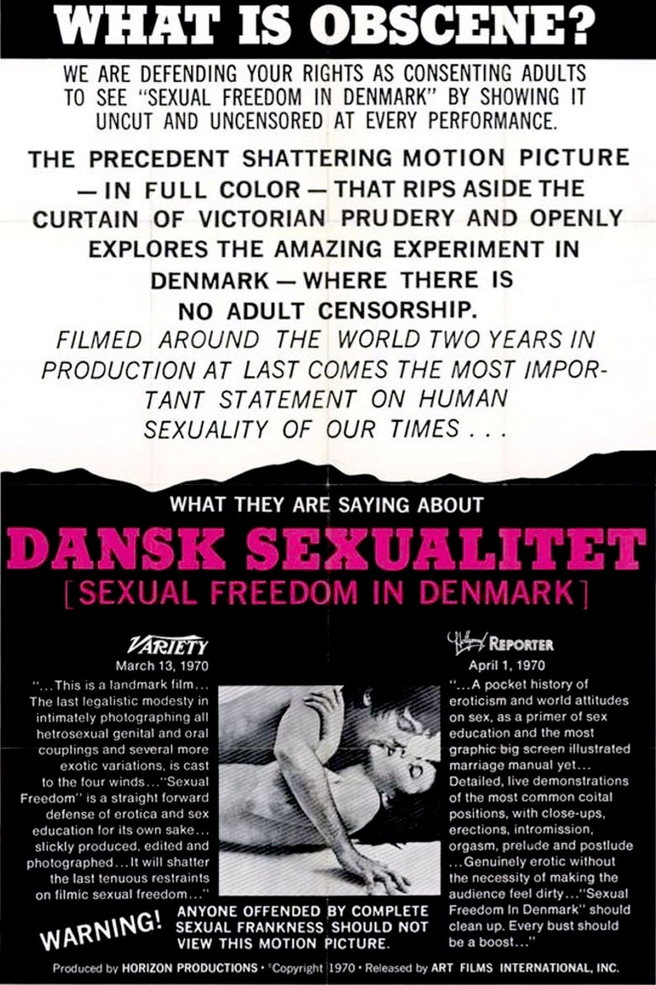 Movie Sexual Freedom in Denmark