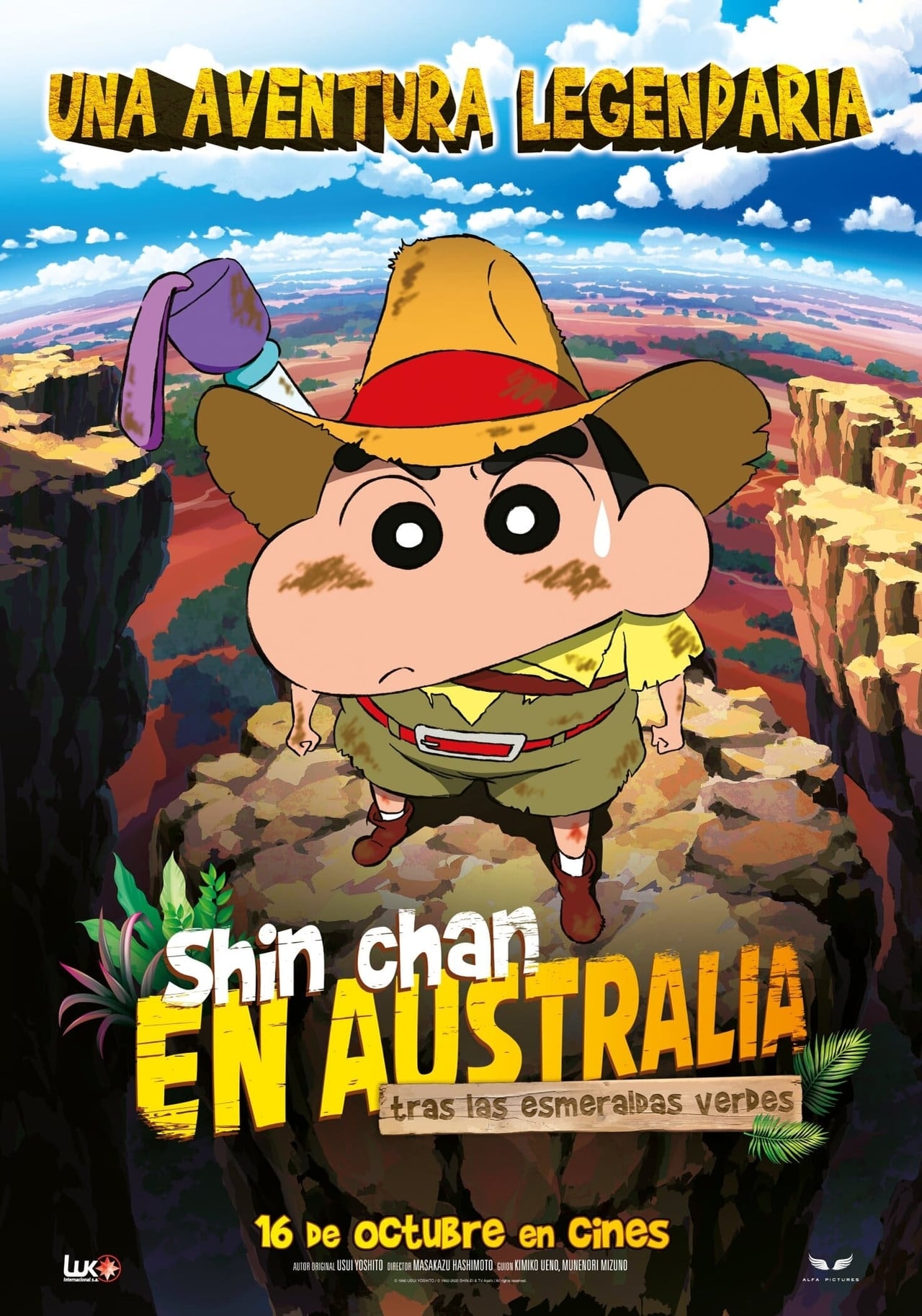 Película Shin Chan en Australia. Tras las esmeraldas verdes