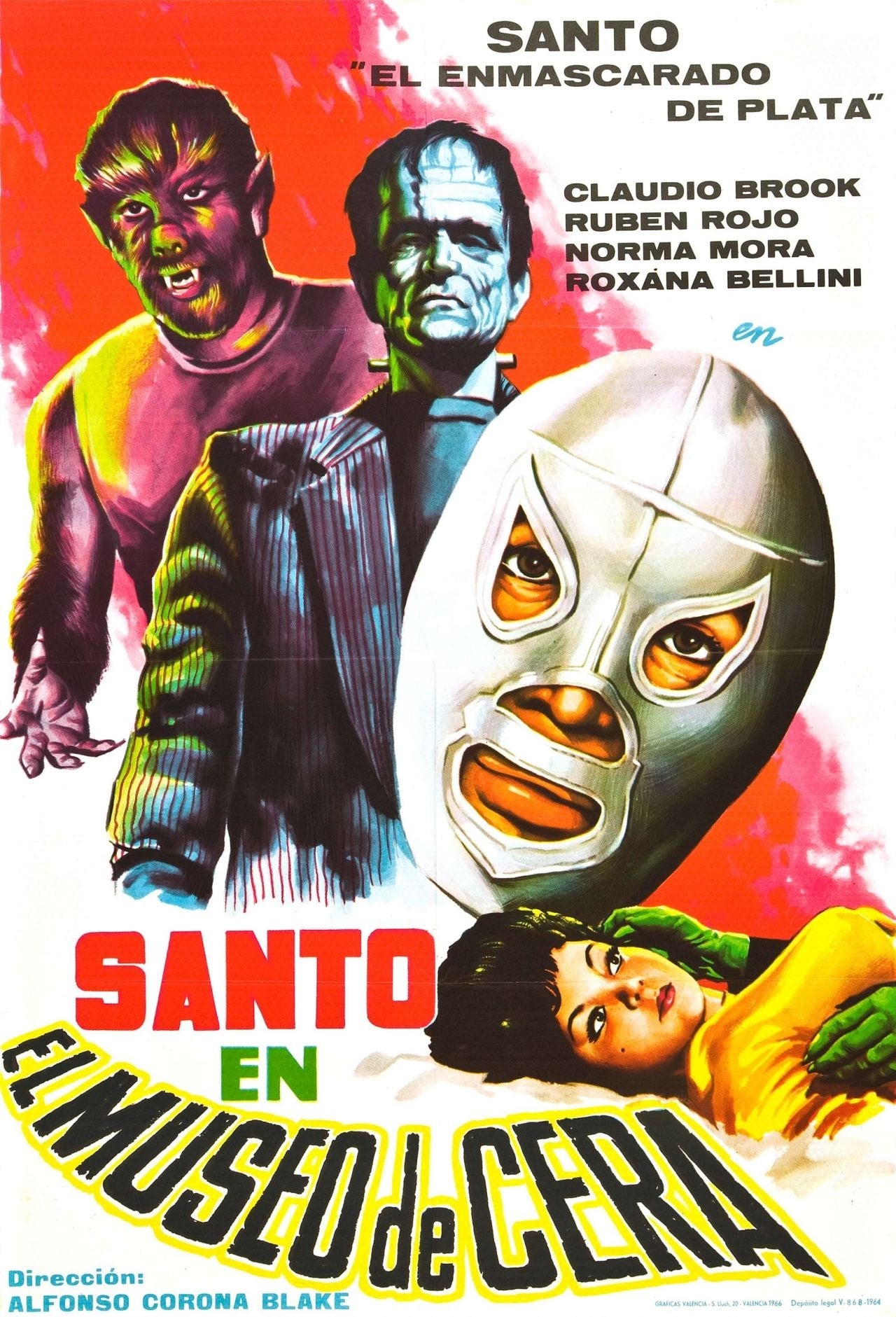 Movie Santo en el museo de cera