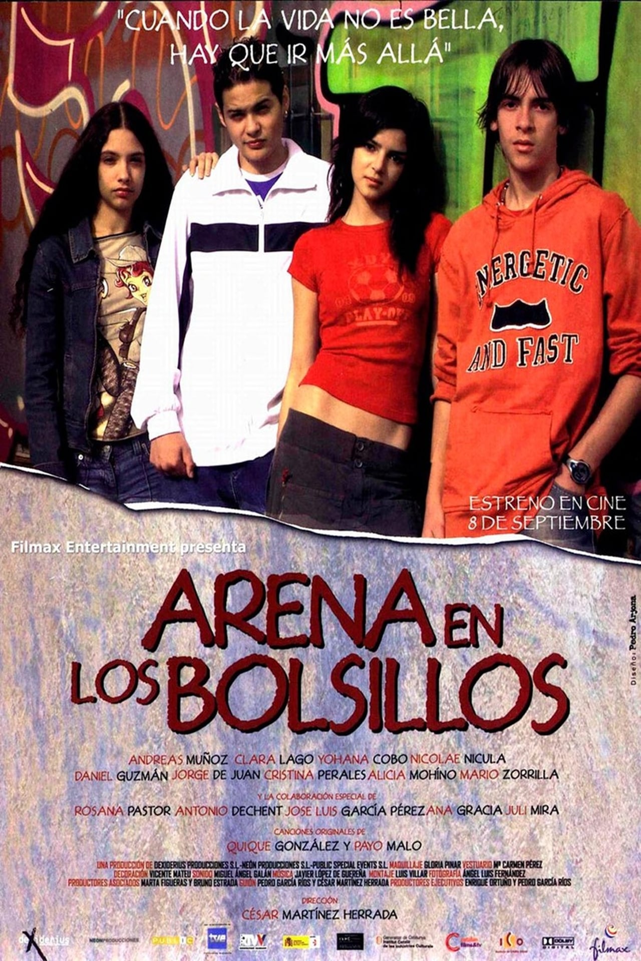 Película Arena en los bolsillos