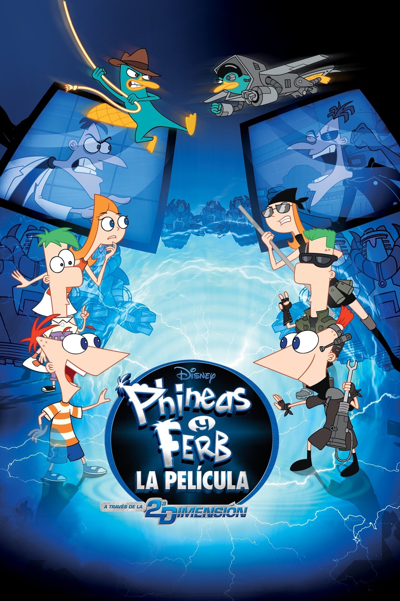 Movies Phineas y Ferb: A través de la 2ª dimensión