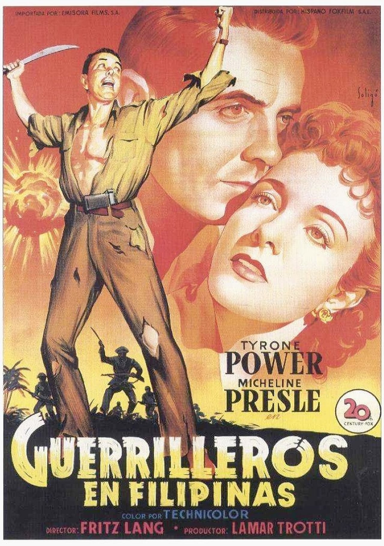 Película Guerrilleros en Filipinas