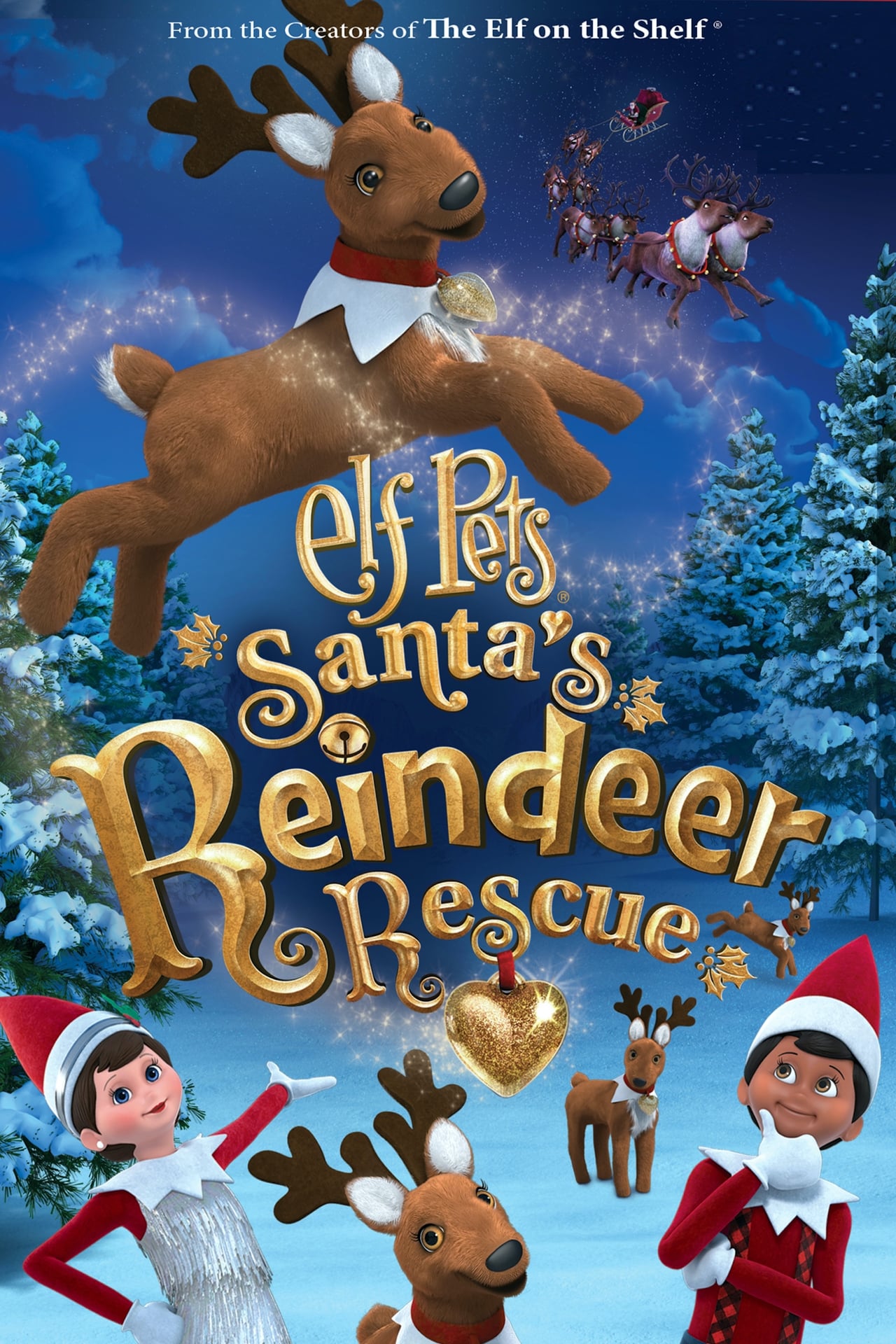 Película Elf Pets: Santa's Reindeer Rescue