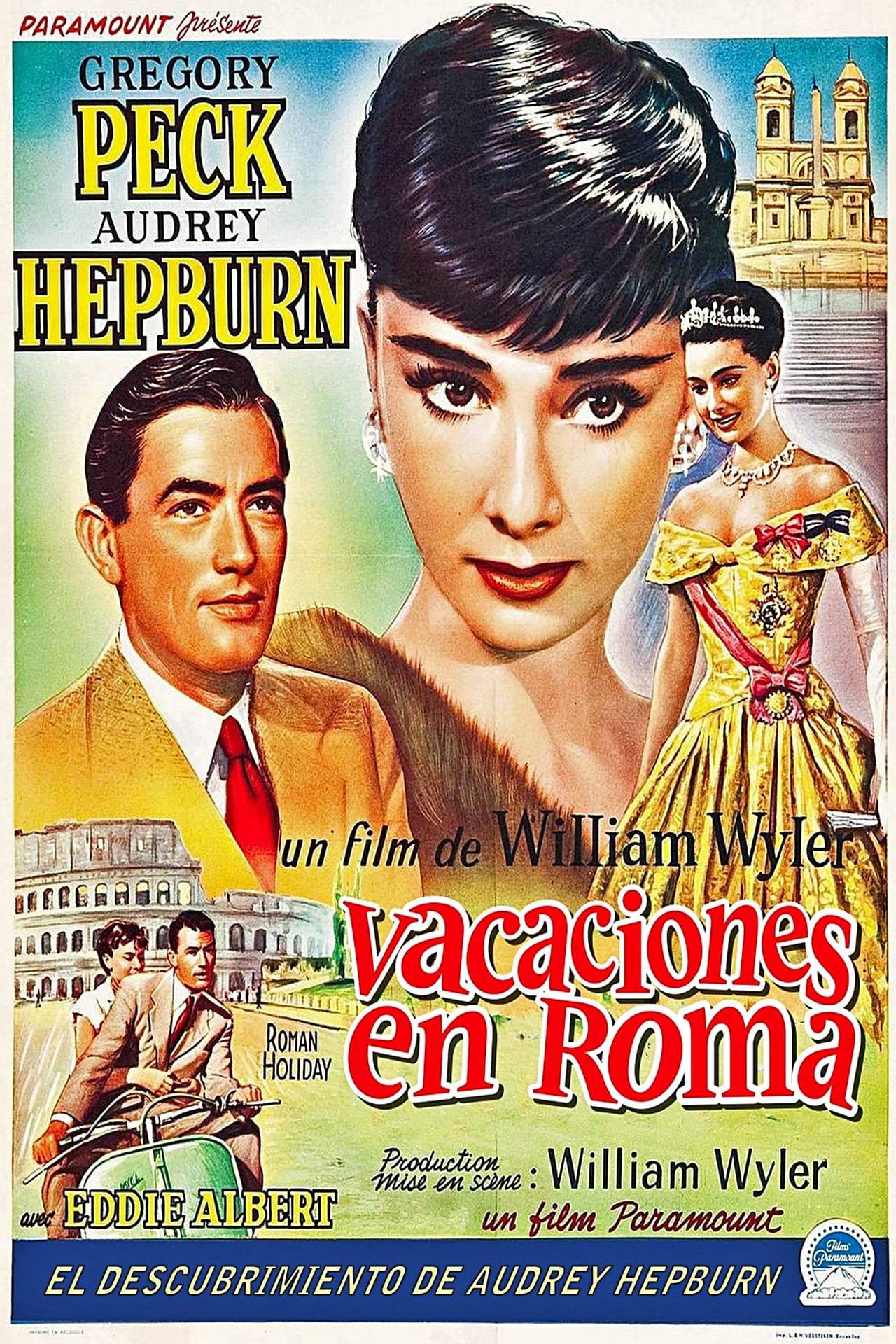 Película Vacaciones en Roma