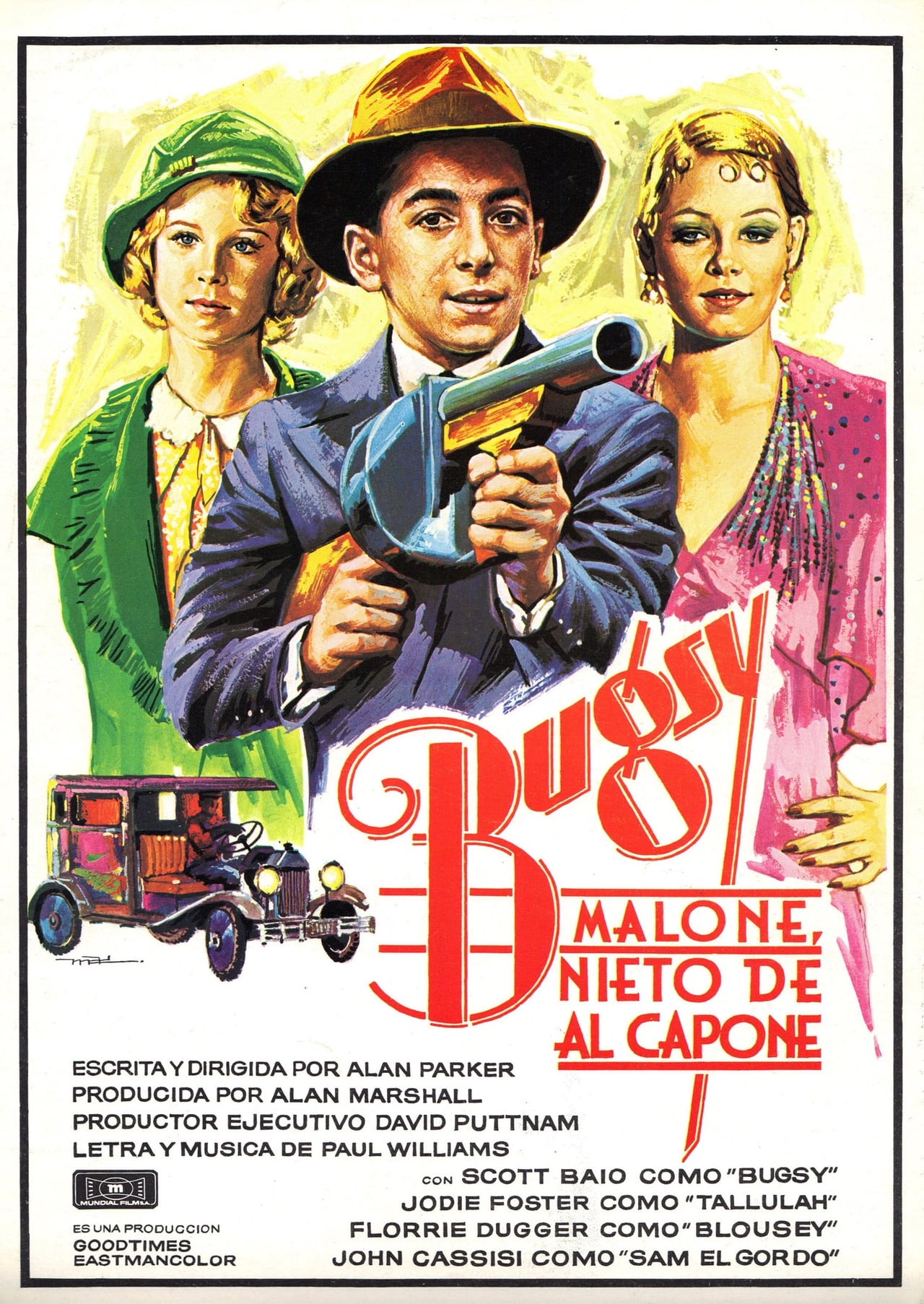 Película Bugsy Malone, nieto de Al Capone