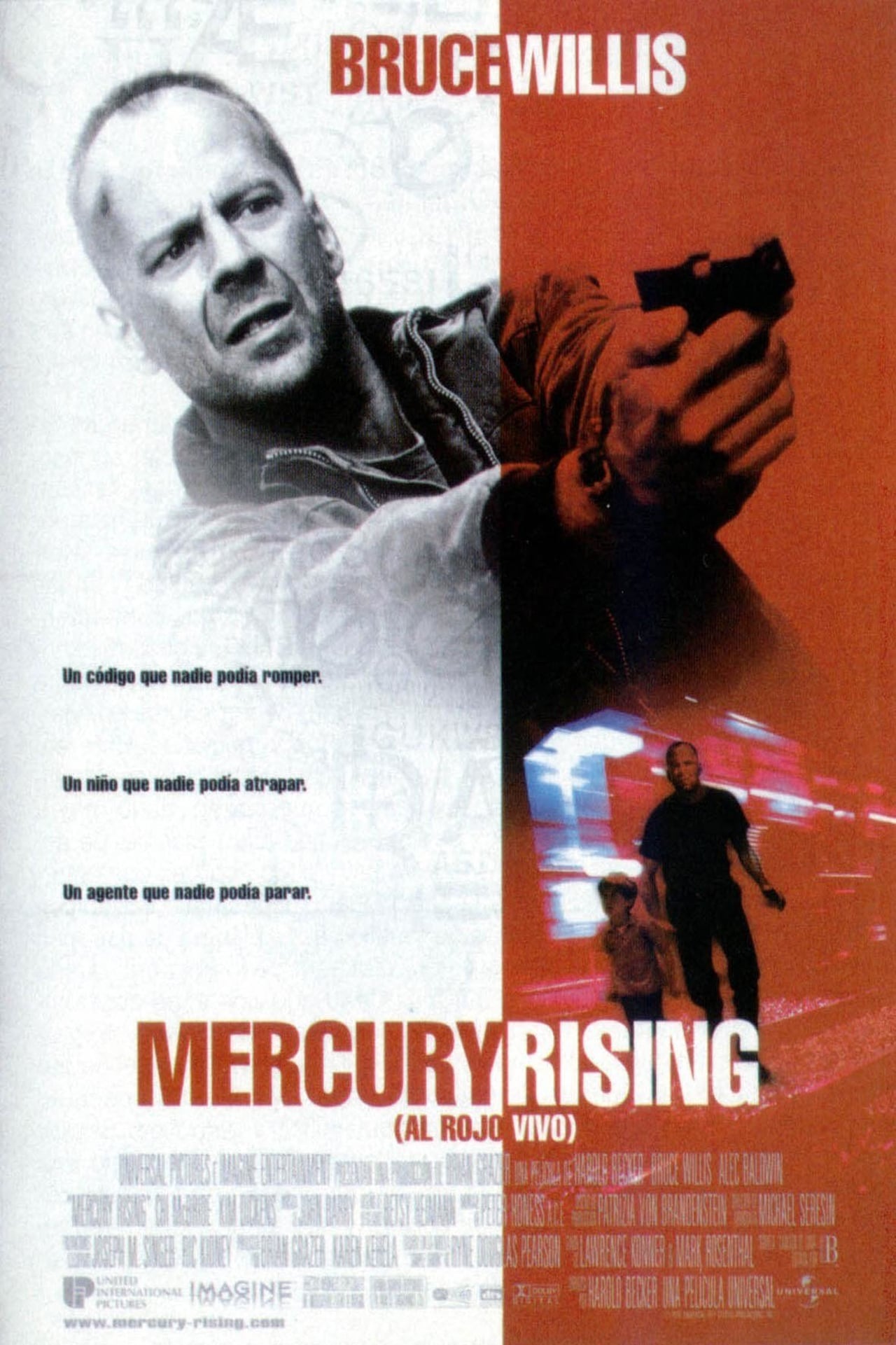 Película Mercury Rising (Al rojo vivo)