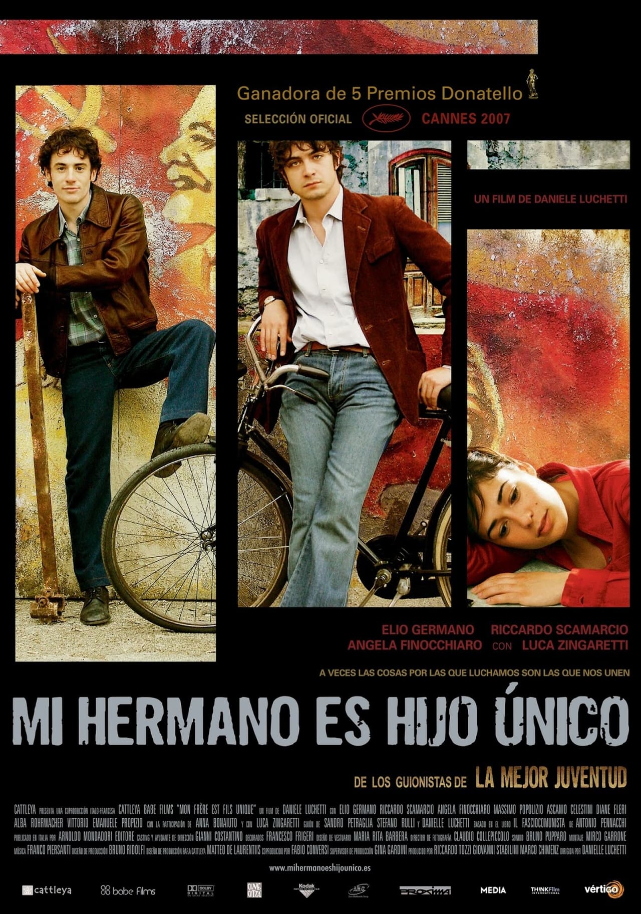 Película Mi hermano es hijo único