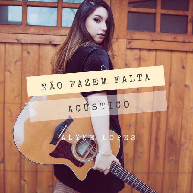 Canción Não Fazem Falta - Acústico