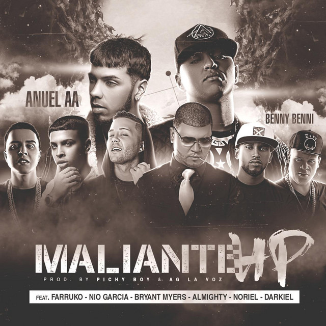 Canción Maliante Hp (Remix) [feat. Anuel Aa, Farruko, Almighty, Darkiel, Bryant Myers, Nio Garcia & Noriel]