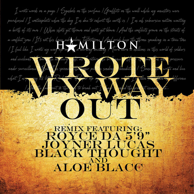 Canción Wrote My Way Out (Remix) [feat. Aloe Blacc]