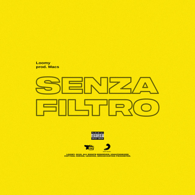 Canción Senza filtro - prod. Macs