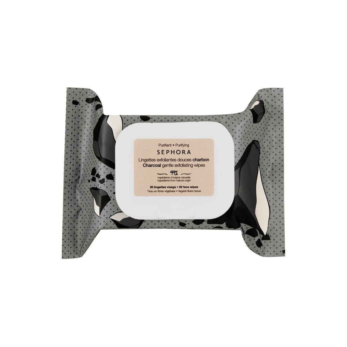 Social Lingettes Démaquillantes et Exfoliantes - Toallitas desmaquillantes