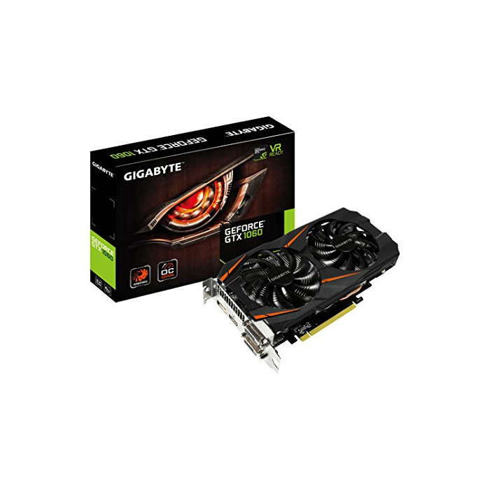 Electronics Gigabyte NVIDIA GeForce GTX 1060 windforce2 OC Tarjeta gráfica de 6 GB