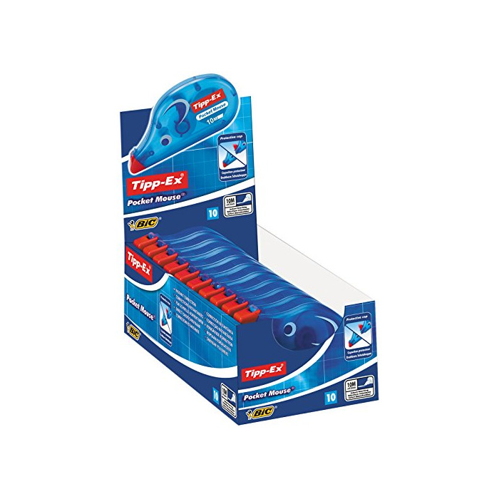 BIC Tipp-Ex Pocket Mouse - Cinta correctora de 4,2 mm x 10