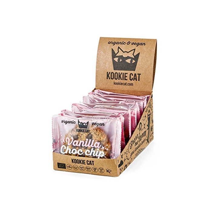 Social Kookie Cat – Vanilla & Choco Drops Cookie 12 x 50 g