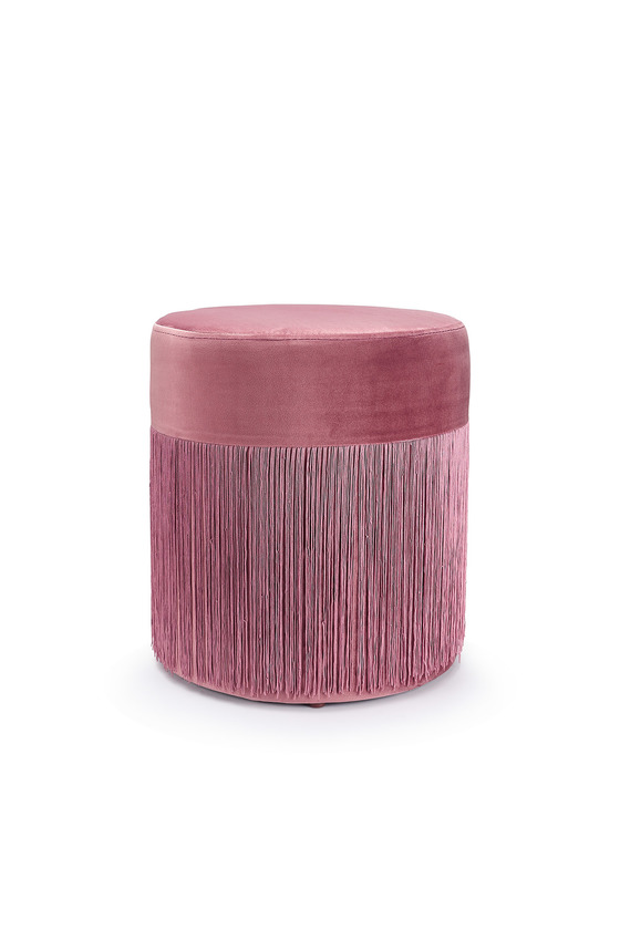 Home Bardot Velvet Pouf